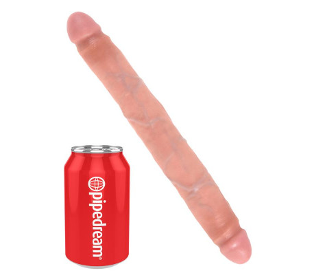 King Cock Pene Doble de 12 - Color Natural