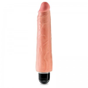 King Cock Vibrador Stiffy de 9 - Color Natural