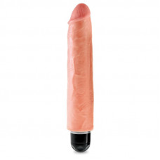 King Cock Vibrador Stiffy de 10 - Color Natural