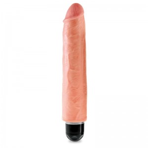 King Cock Vibrador Stiffy de 10 - Color Natural