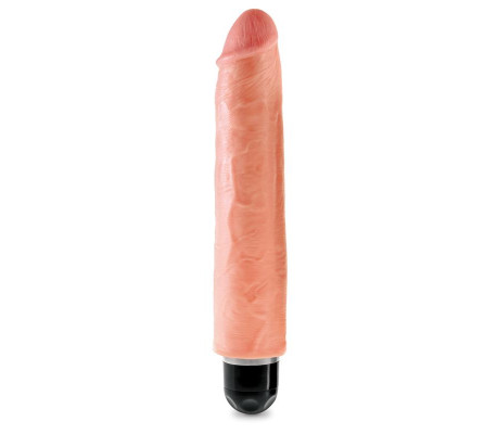 King Cock Vibrador Stiffy de 10 - Color Natural