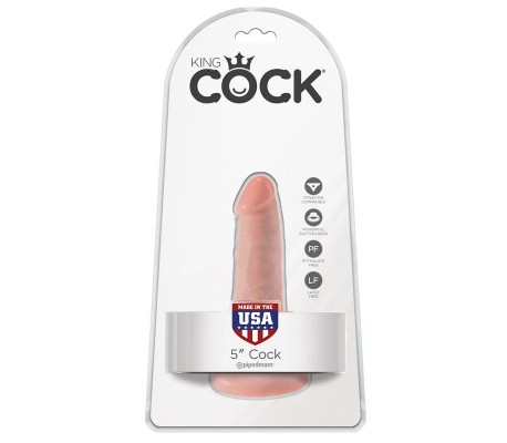 King Cock Pene de 5 - Color Natural