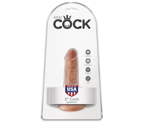 King Cock Pene de 5 - Bronceado