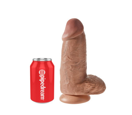 Dildo con Testículos 9 Chubby Bronceado