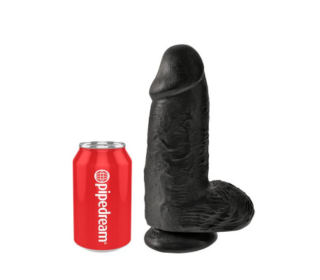 Dildo con Testículos 9 Chubby Negro