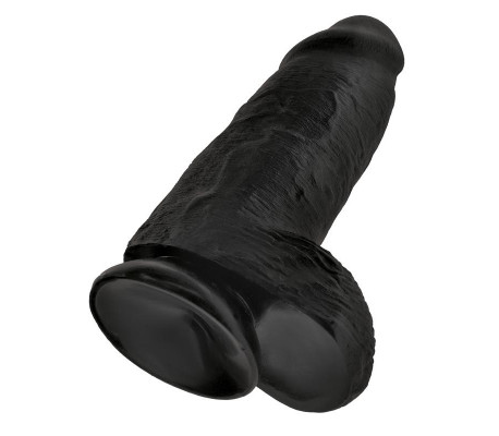 Dildo con Testículos 9 Chubby Negro