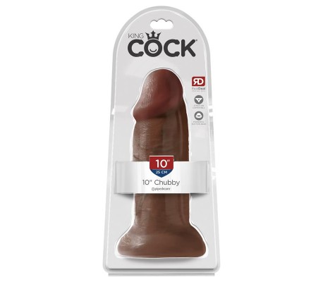 Dildo Chubby 10 Marron