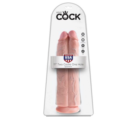 Pene Doble Two Cocks One Hole Natural 11