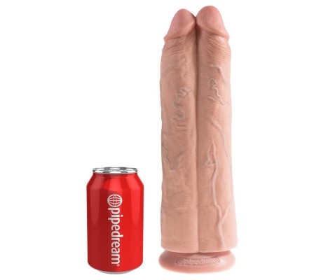 Pene Doble Two Cocks One Hole Natural 11