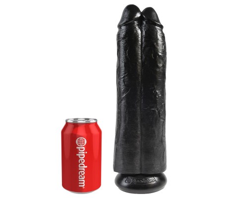 Pene Doble Two Cocks One Hole Negro 11