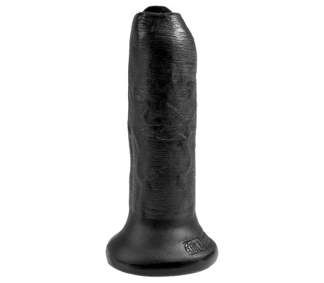 Dildo Realista con Glande Retráctil Color Negro 6