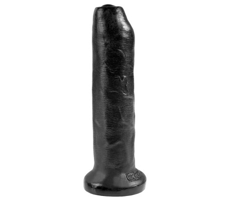 King Cock Dildo Realista con Glande Retráctil Color Negro 7
