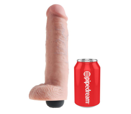 Pene Eyaculador con Testículos 10 - Color Natural