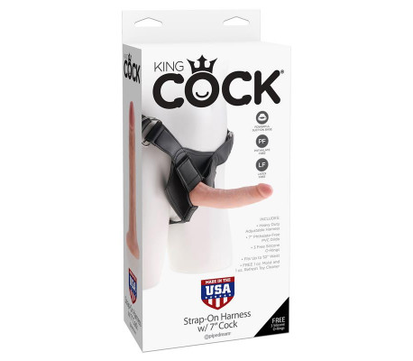 Arnés Ajustable con Dildo 7 Color Natural