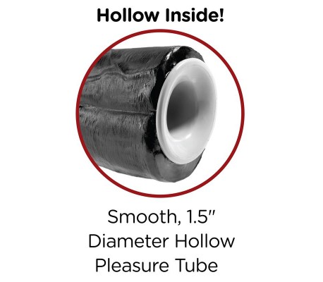 Arnés con Suspensión y Dildo Doble 11 - Color Negro