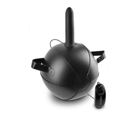 King Cock Mini Bola Vibradora con Dildo 7 - Color Marrón