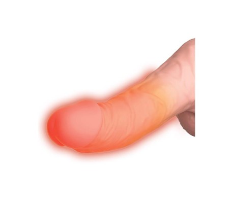 Dildo con Realista con Movimiento y Función de Calor 6.5
