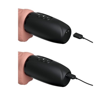 Dildo con Realista con Movimiento y Función de Calor 6.5