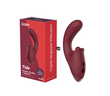 Tide Vibrador con Thrusting y Tapping