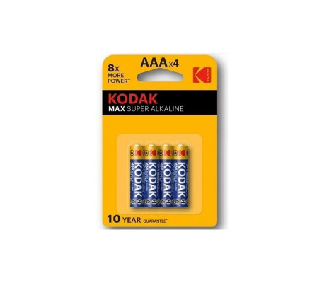 Pilas Alkaline Súper Max AAA LR3 Blister de 4