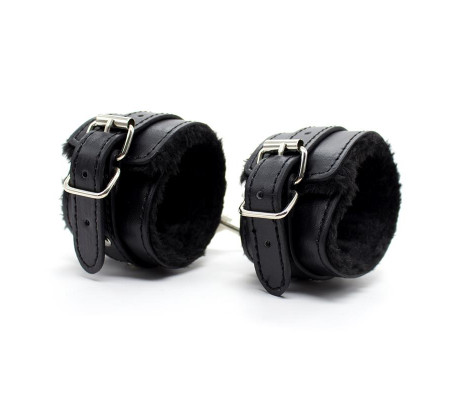 Esposas con Forro Interior Ajustables 30 cm Negro