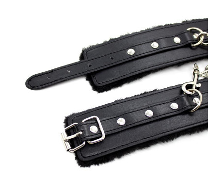 Esposas con Forro Interior Ajustables 30 cm Negro