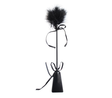 Plumero y Fusta 2 en 1 49 cm Negro