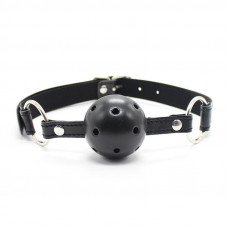 Mordaza Bola Transpirable 4,5 cm Negro