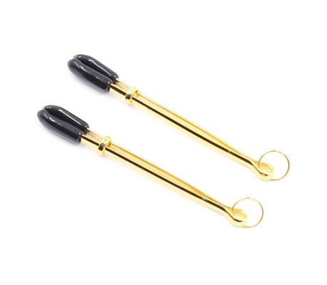 Pinzas para Pezones Metal Negro/Dorado