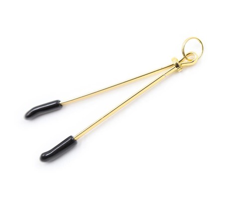 Pinzas para Pezones Metal Negro/Dorado