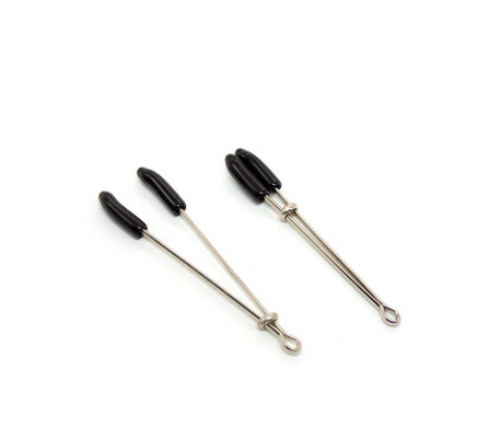 Pinzas para Pezones Metal Negro/Plata