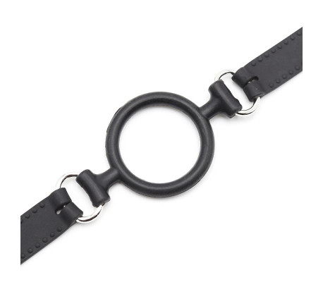Mordaza de Aro Abierto 5 cm Negro