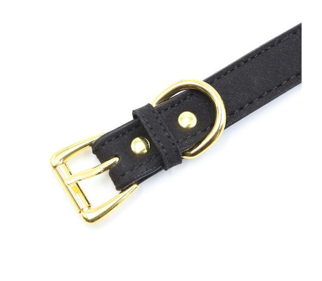 Collar con Lazo y Cascabel 44 cm Negro/Rojo