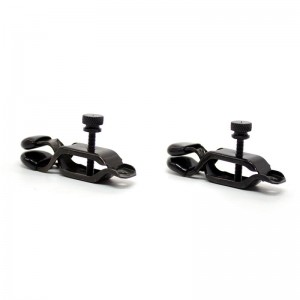 Pinzas para Pezones Ajustables Metal Negras