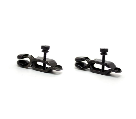 Pinzas para Pezones Ajustables Metal Negras