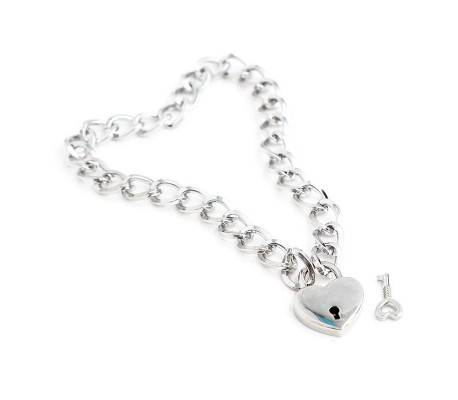 Collar con Candado Metal Talla M 44 cm
