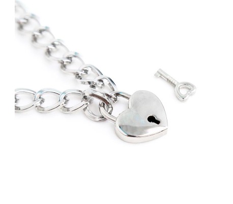 Collar con Candado Metal Talla M 44 cm