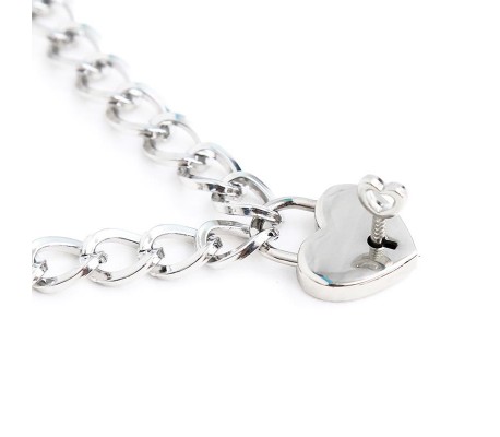 Collar con Candado Metal Talla M 44 cm