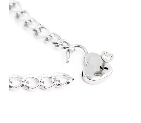 Collar con Candado Metal Talla M 44 cm
