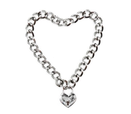 Collar con Candado Metal Talla M 44 cm