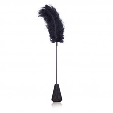 Plumero y Pala con Encaje 2 en 1 56 cm Negro