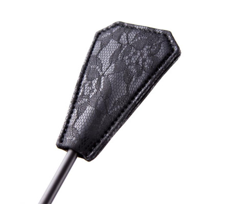 Plumero y Pala con Encaje 2 en 1 56 cm Negro