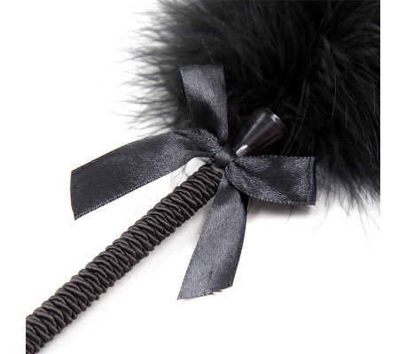 Plumero con Lazo 25 cm Negro