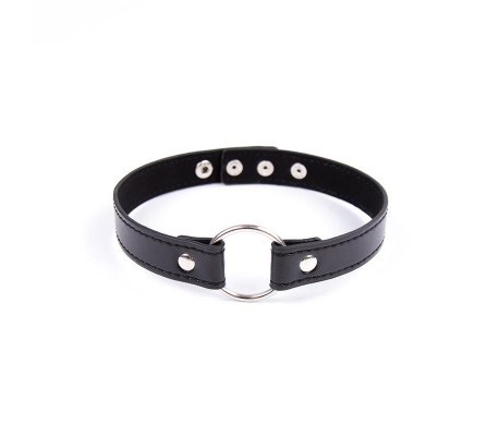 Collar con Aro Ajustable 38,2 cm Negro