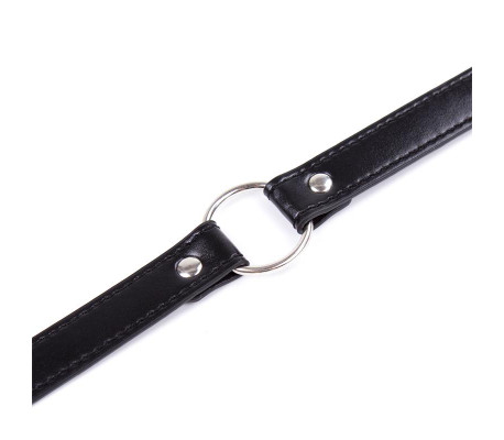 Collar con Aro Ajustable 38,2 cm Negro