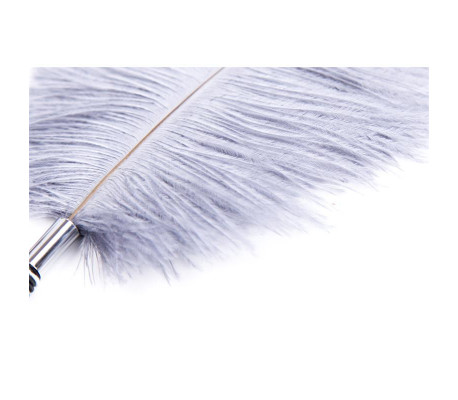 Plumas Estimuladoras 46 cm Blanco/Negro
