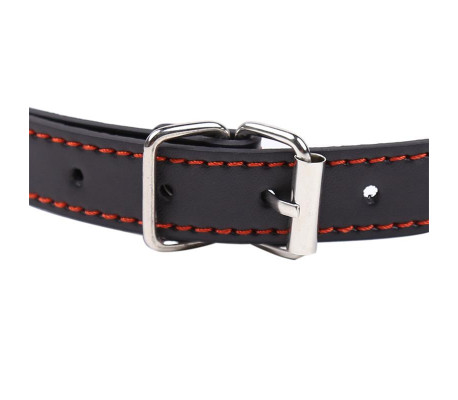 Mordaza Forma de Hueso Silicona 12 cm Negro