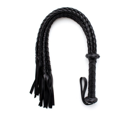Flogger Trenzado 75 cm Negro