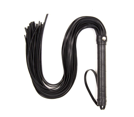 Flogger Mango de Metal 69 cm Negro
