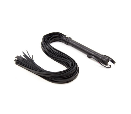 Flogger Mango de Metal 69 cm Negro
